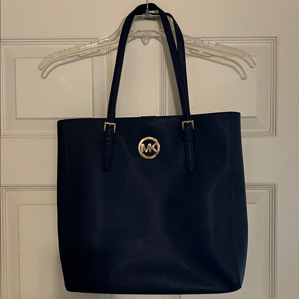 Michael Kors Dark Blue Tote Bag